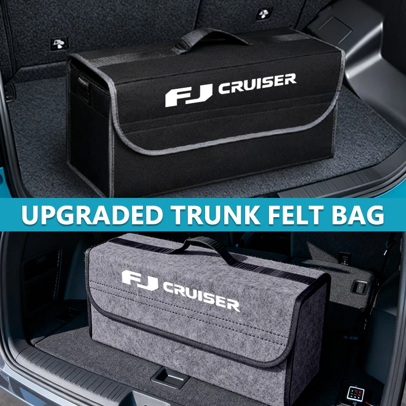 Sac de rangement pour coffre de voiture, meilleur organisateur en feutre pour Toyota FJ Cruiser 2006-2017 Legendary FJ40 Meridian Nature Explorer