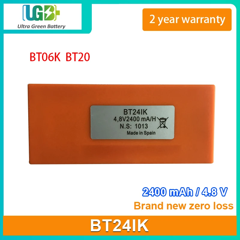 

UGB Новая батарея для KUSI BT06K BT24IK BT20 батарея CB70 зарядное устройство 2400 мАч 4,8 в