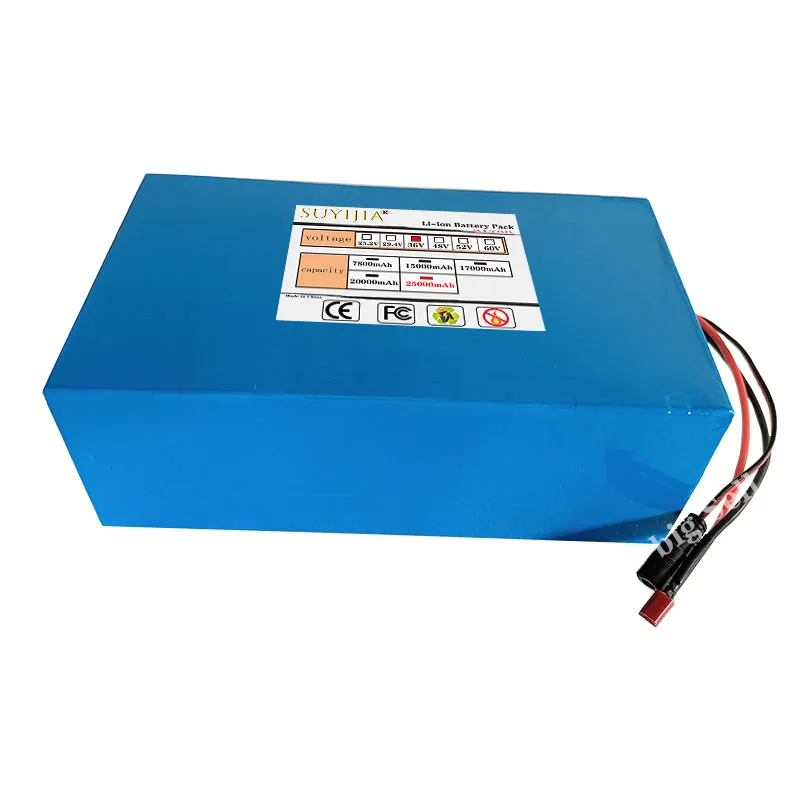 Original high capacity 36V 25Ah 21700 10S5P lithium battery, suitable for 42V batteries, charger included