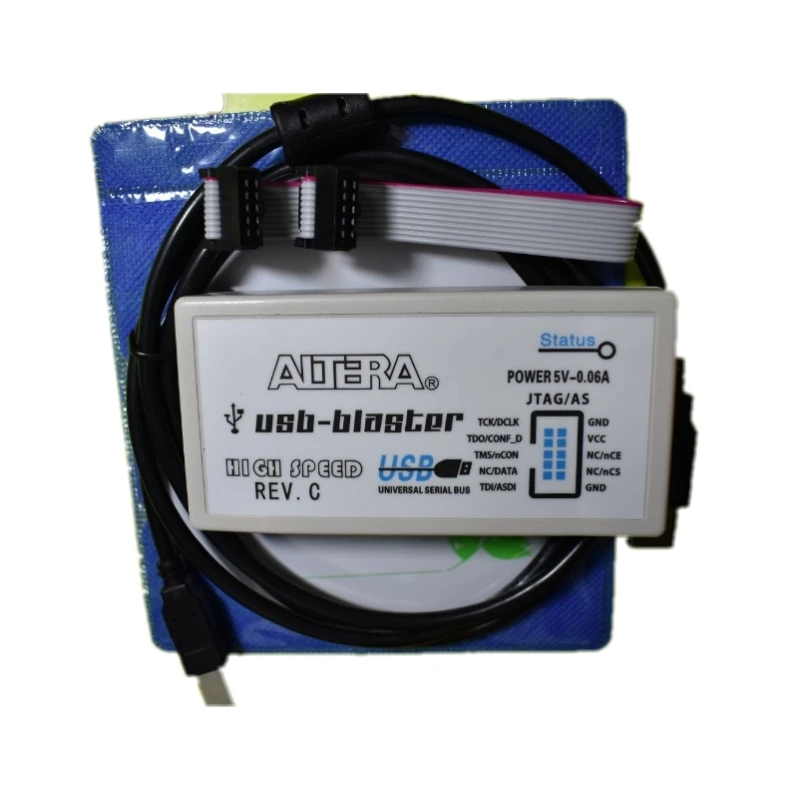 Altera USB 블래스터 다운로드 케이블, FPGA / CPLD 디버깅 시뮬레이터 Rev C 고속 버전 지원