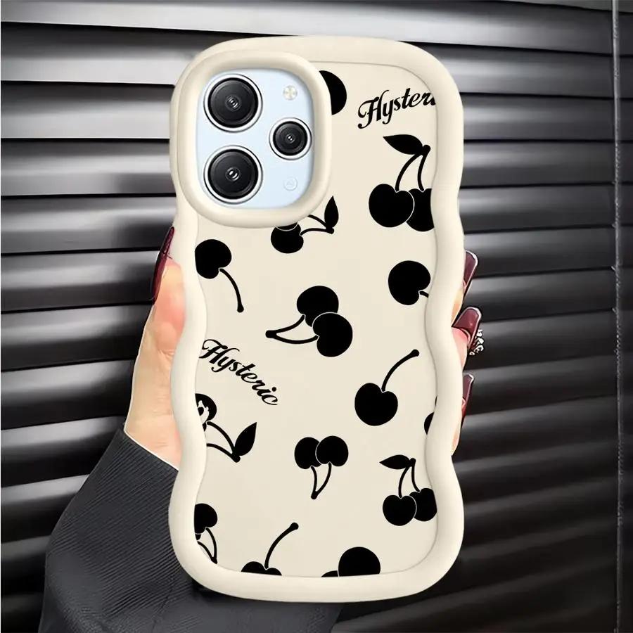 حافظة لهاتف Xiaomi Redmi Note 10 9S 13 Pro Plus 14 Pro 8 9 10S 12 11 غطاء هاتف ناعم نمط الكرز #3