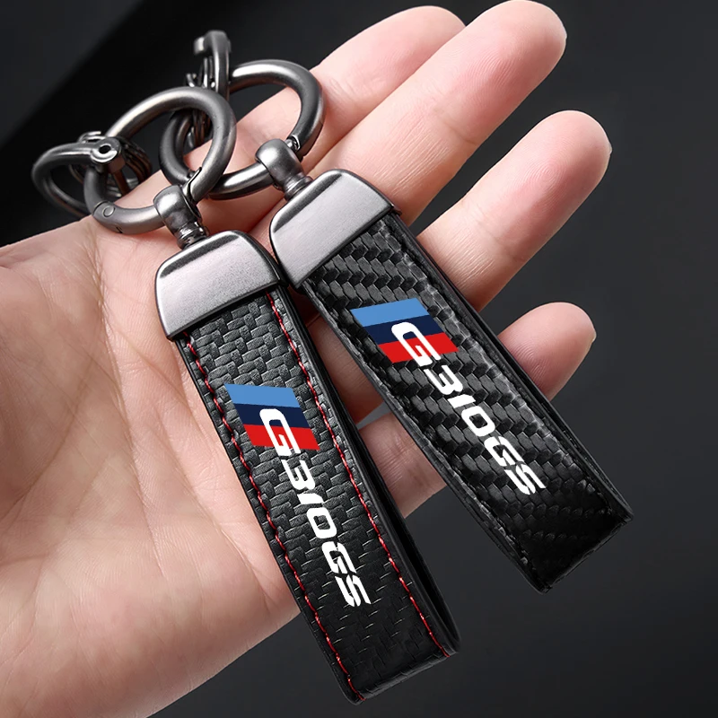 

High-Grade leather Motorcycle Keychain Holder Keyring For BMW G310GS G310 GS G 310GS 2015-2022 G310GS Accessories