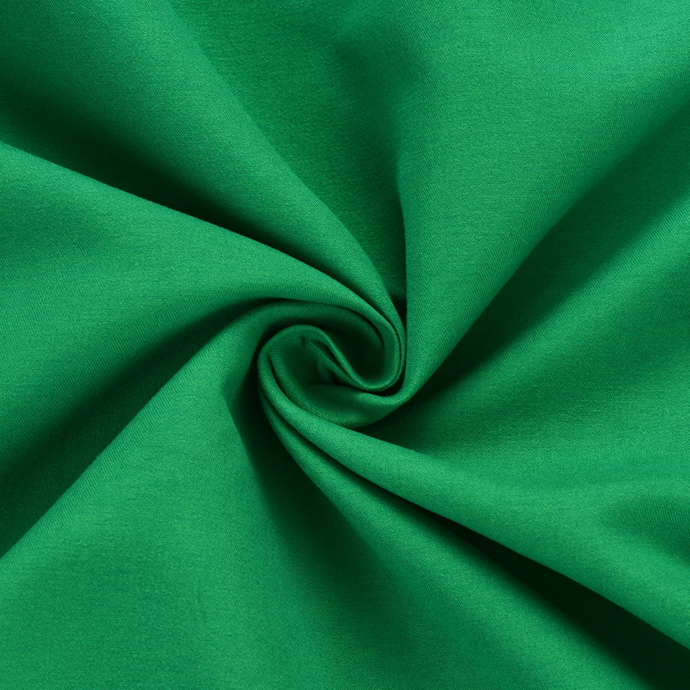 3 * 3m / 10 * 10ft Professional Green Screen Backdrop Studio Photography Background Washable Durable Polyester-Cotton Fabric