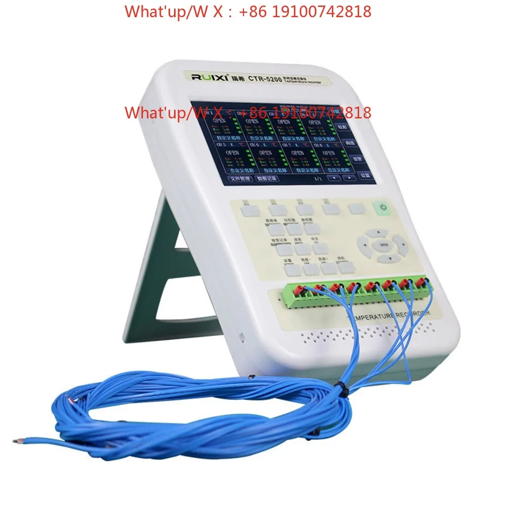 Multi-channel temperature tester CTR-5200 handheld inspection instrument Multi-channel paperless recording tester
