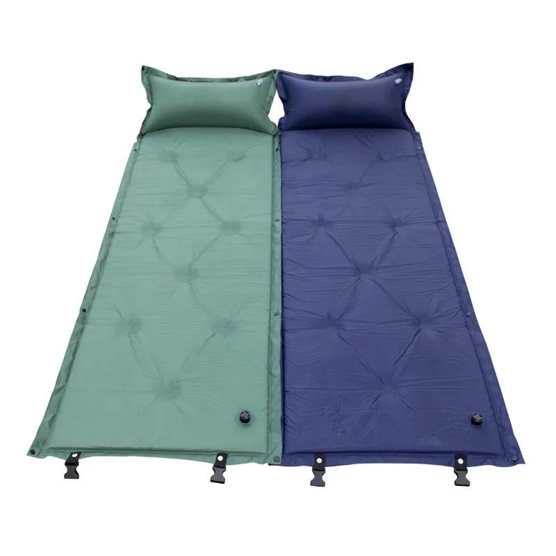 Auto Inflatable Cushion 1 Person 185cm Outdoor Camping Tent Sleeping Mat Built-in Inflatable Mattress