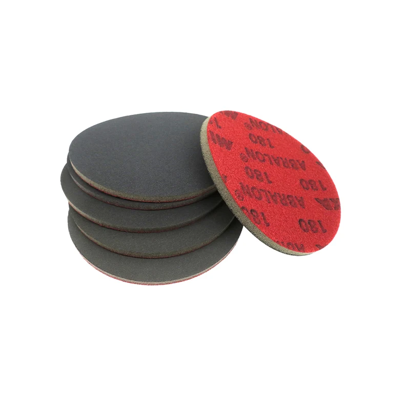 3Inch 75MM Mirka Sanding Sponge Disc 20/50 Pcs Wet or Dry Reusable 1000/3000# for Polishing Automotive Wood Drywall Metal