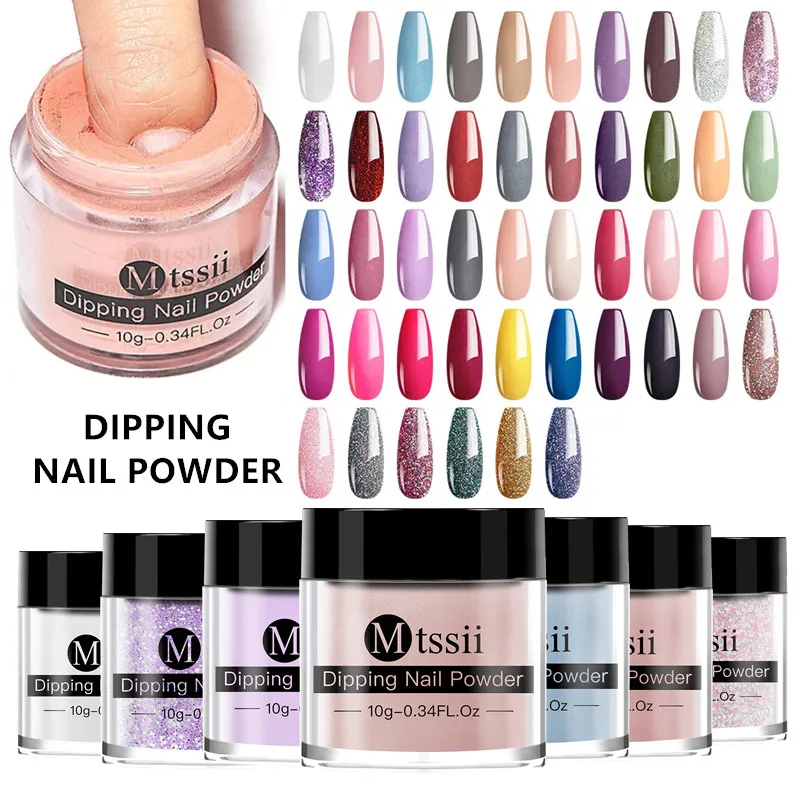 

Dipping Powder Acrylic Powder Dip Powder Nails No Need Lamp Cure Natural Dry Long Lasting Nails Glitter Manicure Nail Art Decor