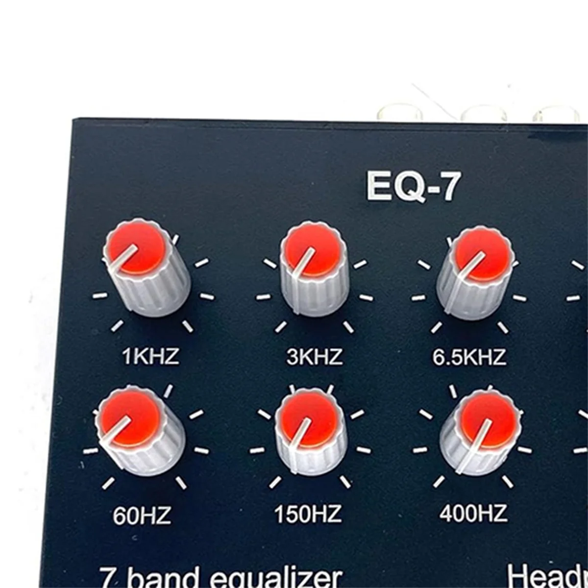 EQ-7 الصوت إشارة سماعة مكبر للصوت 7-الفرقة EQ التعادل 2 قناة الصوت الرقمي التعادل + 12 فولت محول الطاقة الاتحاد الأوروبي التوصيل
