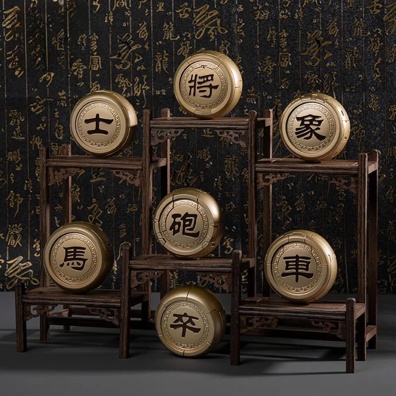 Nieuwe Transformatie Speelgoed Chinees Schaken Twee Vormen Vervorming Robot Set Strijders en Paard Model Display Collectie Recreatie Speelgoed