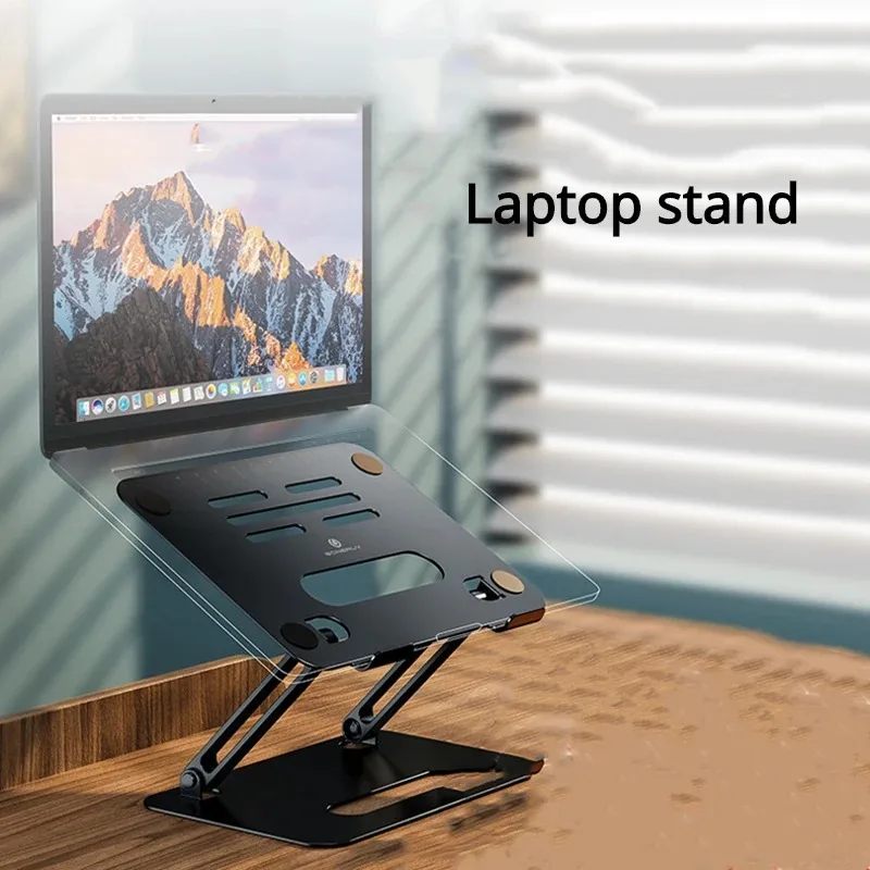 Folding Double-layer Heightened Neck Protector Storage Aluminum Alloy Notebook Stand Computer Stand New Portable Laptop Desk