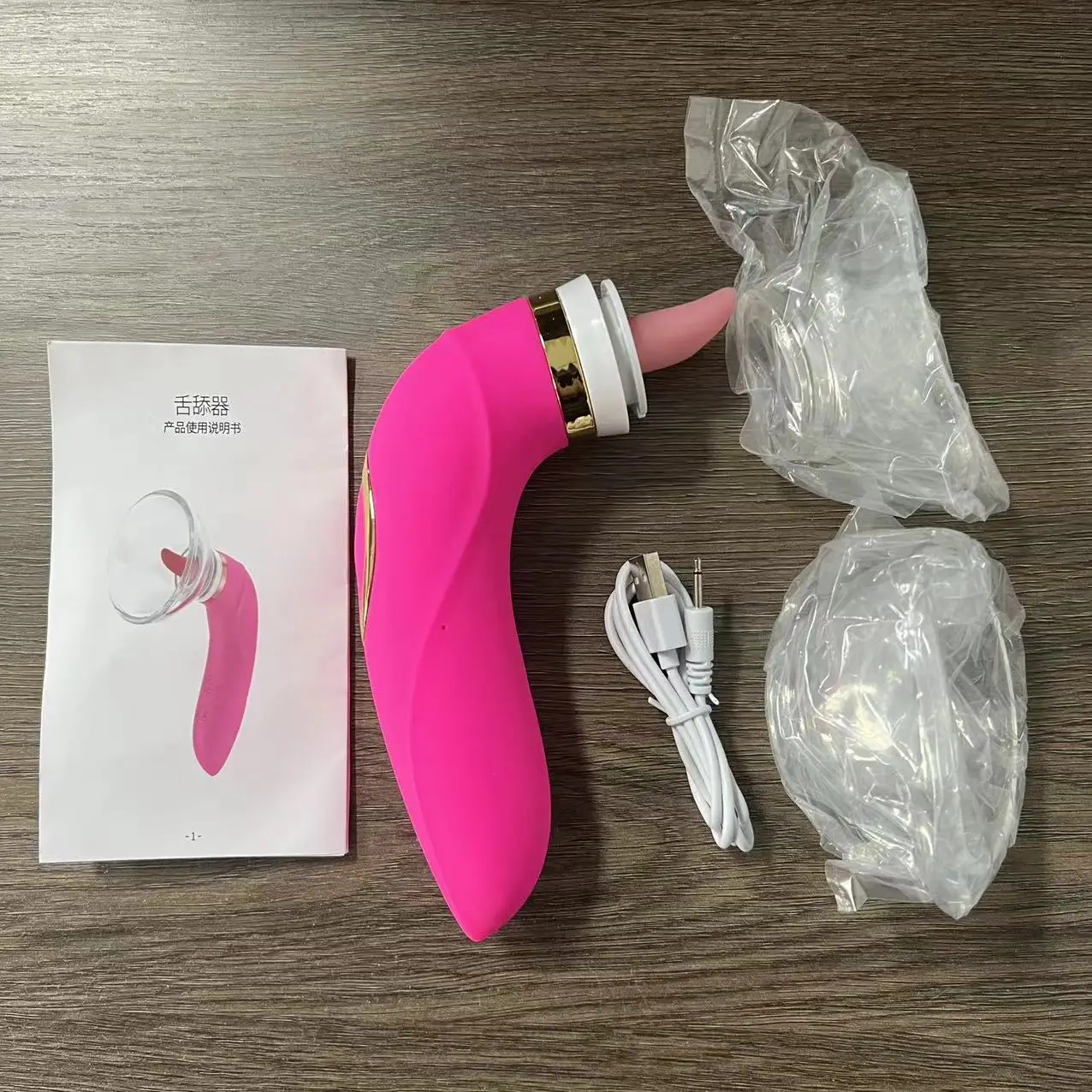 Tongue Licking Vibrator Nipple Sucker Clitoris Stimulator Labia Breast Inhale Enlarge Massage Vacuum Cup Pump Sex Toys for Women