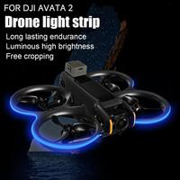 LED Light Strip for dji Avata 2 Waterproof Night Flight Warning Lamp Adjustable Light-emitting Drone Quadcopters Accessories