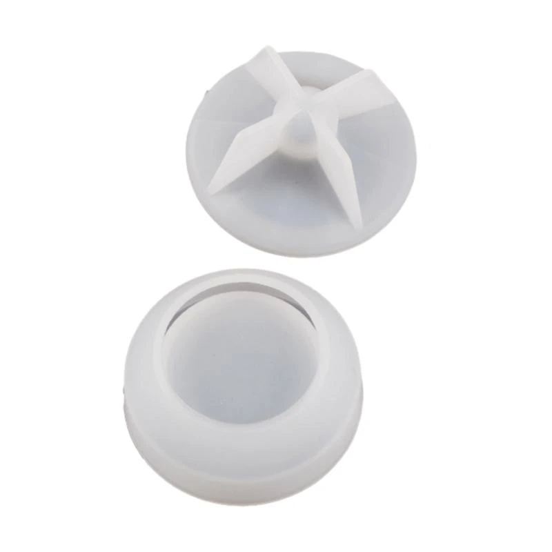 

Jewelry Box Moulds Round Shaped Resin Mold Storage Container Molds with Lid