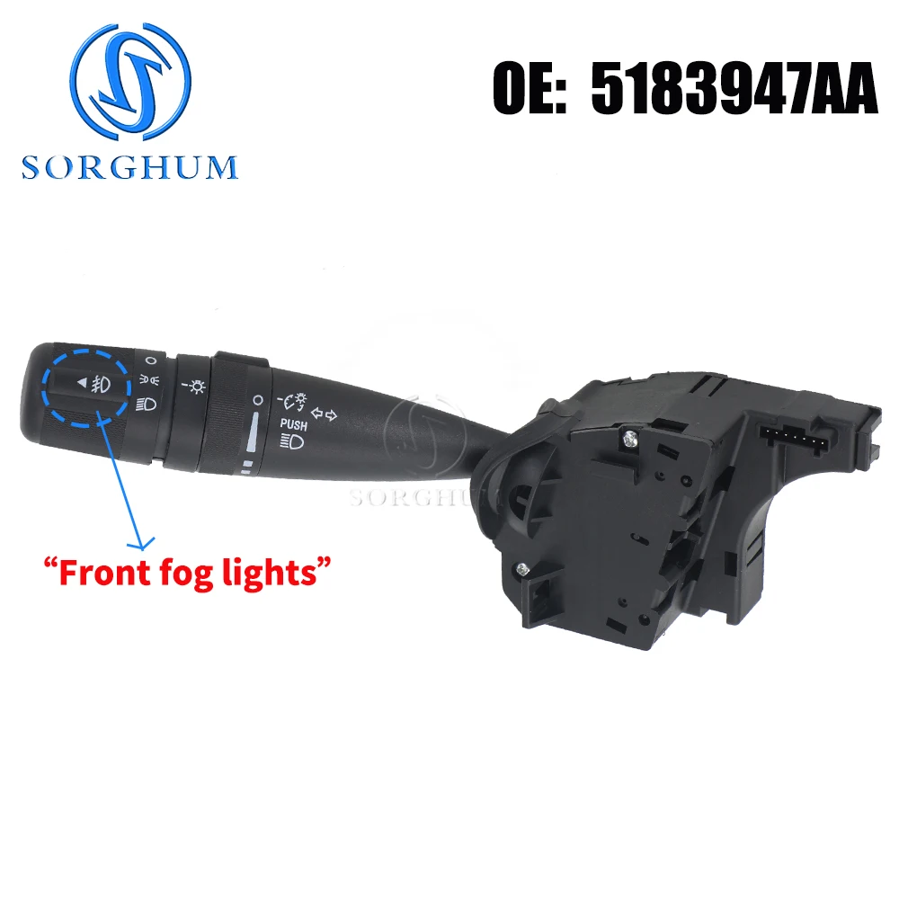 

Front Fog Lights Auto Headlights Multifunction Switch For Jeep Wrangler 2007-2018 Liberty For Dodge Journey 2009 2010 68041485AC