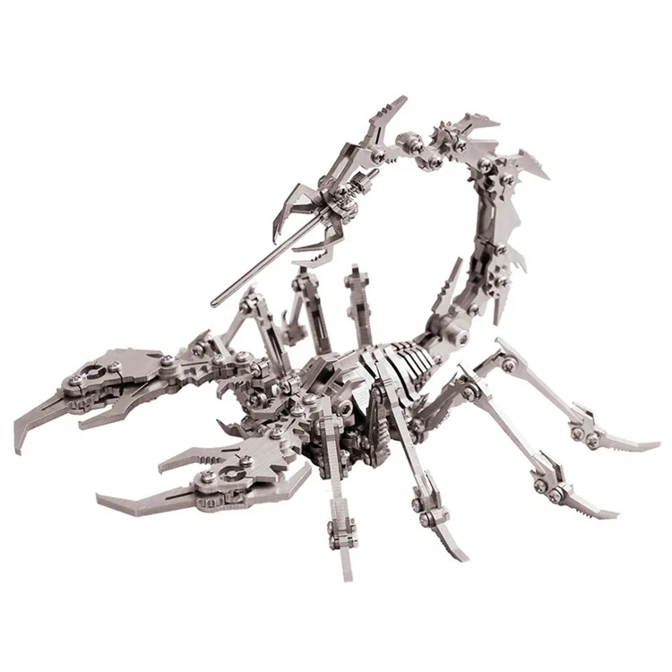 Colorful Scorpion King 3D Metal Puzzle Toys Assembly Decoration Educational Puzzle DIY Assemble Adult Birthday Gifts P483