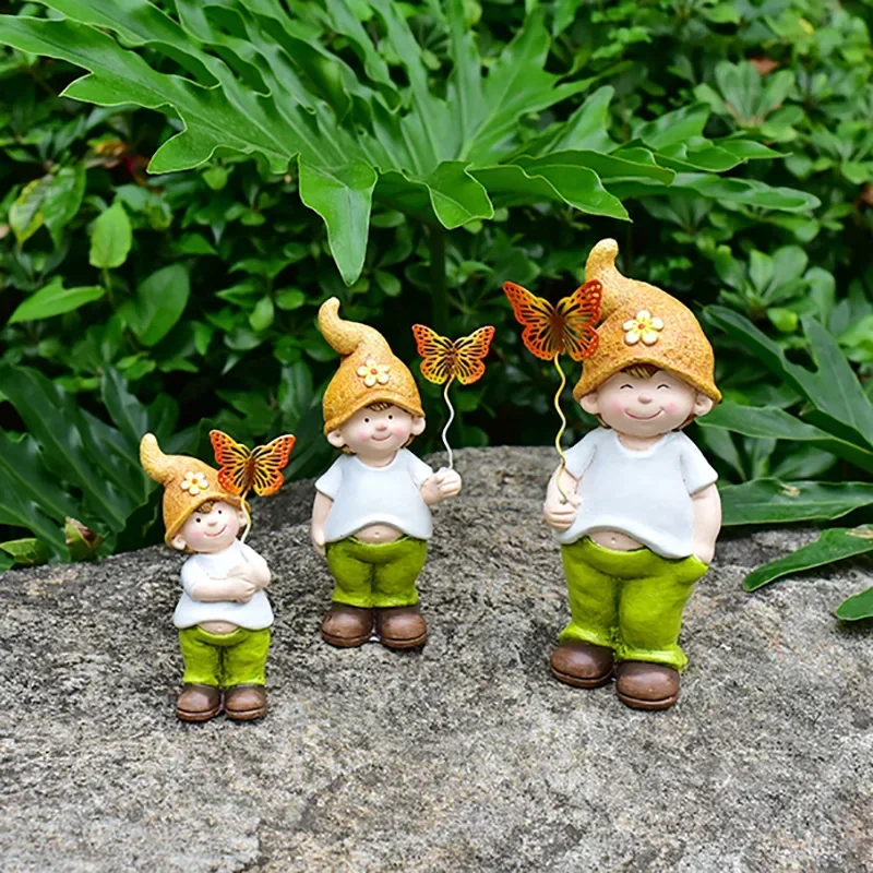 

border Garden Elf Dwarf Ceramic Decoration Dwarf Micro Landscape Cross border Crafts New Home Decoration living room decoration