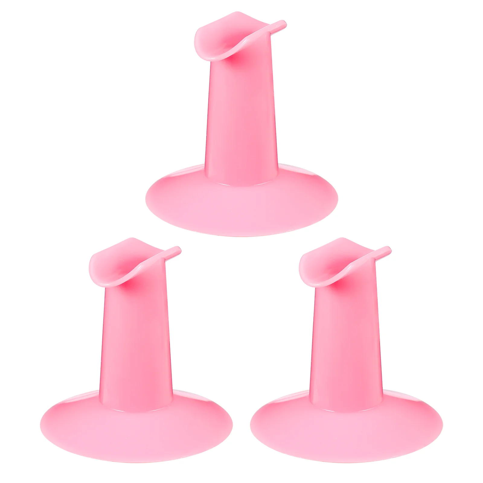 

MILISTEN 3PCS Plastic Finger Stand Support Rest Nail Finger Holder for Home Salon finger rest nail finger stand