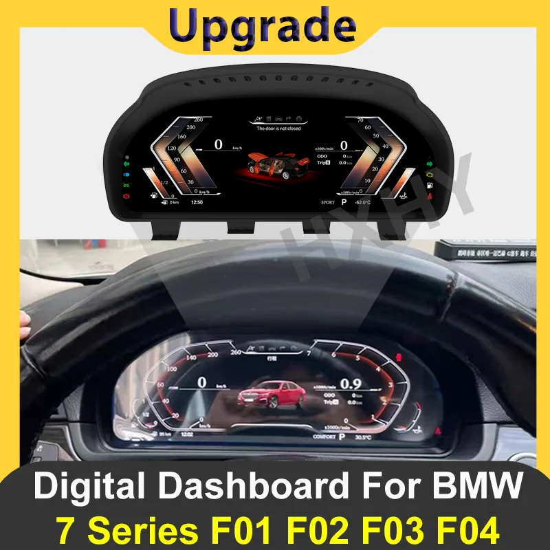 

2024 Latest Original Car Digital Cluster Instrument for BMW 7 Series F01 F02 F03 F04 2009-2015 LCD Speedmeters Dashboard Player