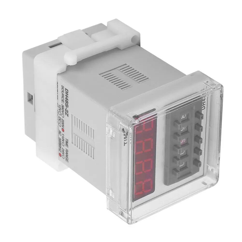 

Time Relay Timing Delay Control 8 Pin Accessories Digital Display Flexible Adjust Button LED Display High Quality
