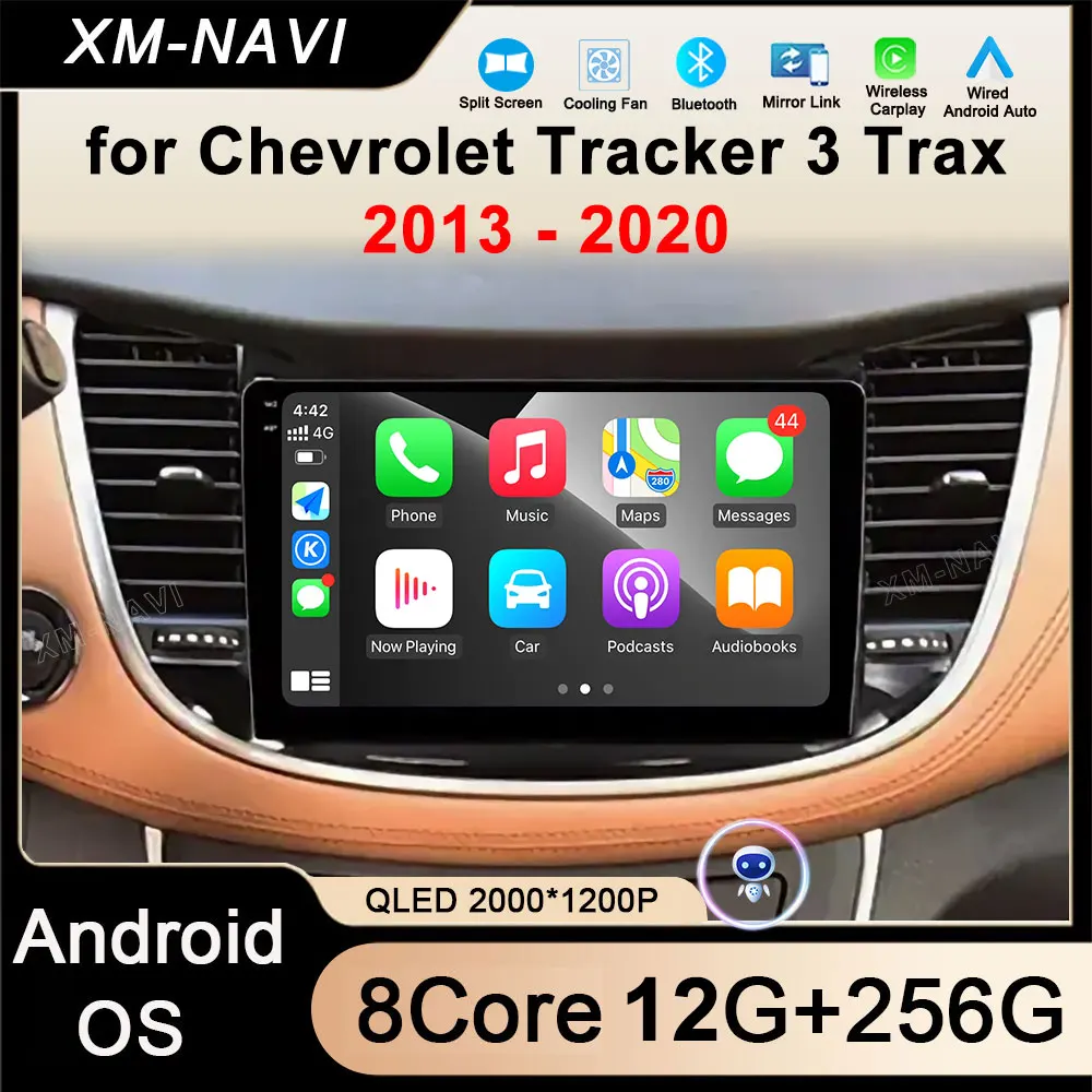 

Интеллектуальная система Android 16 Автомобильный радиоприемник для Chevrolet Tracker 3 Trax 2013-2020 Мультимедийный плеер DSP GPS-навигация WIFI 4G