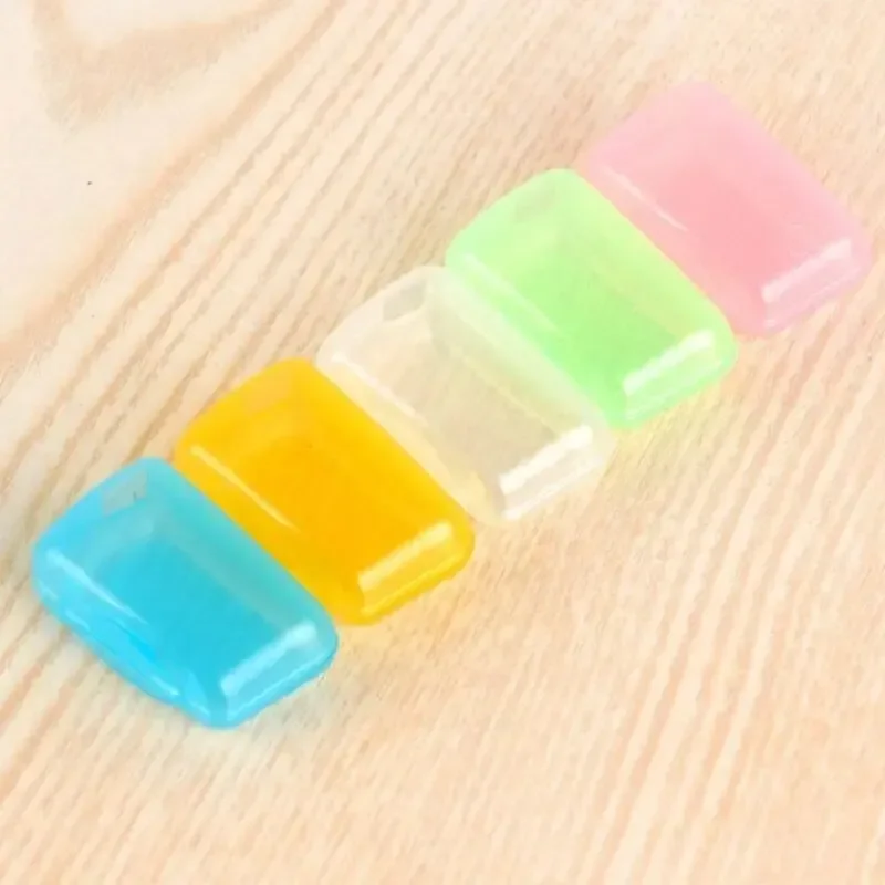 5 stücke Tragbare Zahnbürste Abdeckung Reise Tragbare Zahnbürste Schutz Fall Outdoor Staubdicht Fall Tragbare Reise Zahnbürste Fall