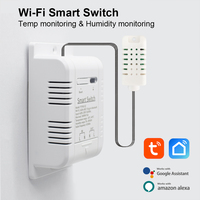 Tuya Wifi Smart Temperature Humidity Switch Monitoring Electricity Statistics Relay Timing Intelligent Thermostat Probe Sensor