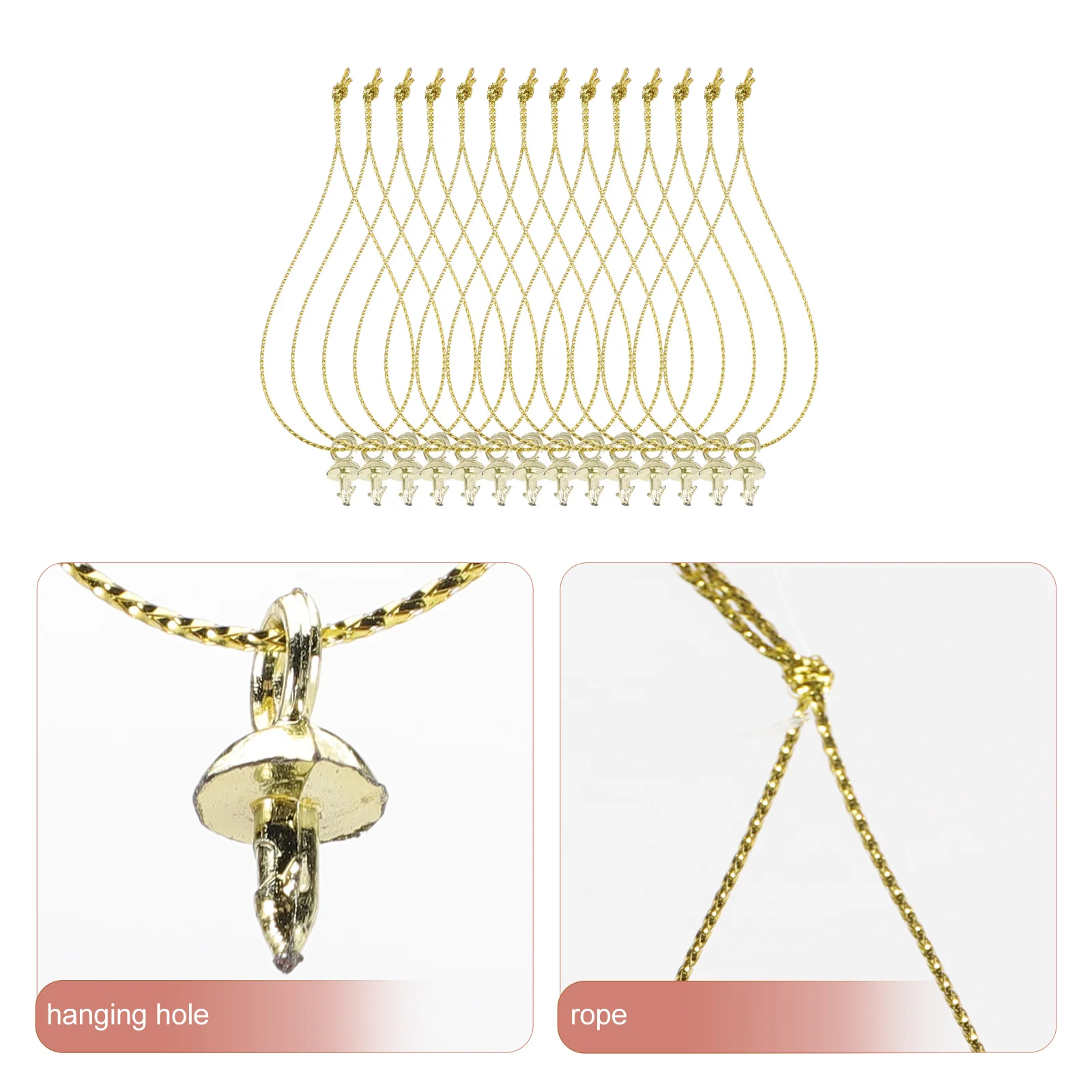 100 Uds. Tapas de bolas Diy cubiertas de colgantes artesanales de plástico Premium para adornos colgantes decoraciones navideñas artesanía fabricación de joyas