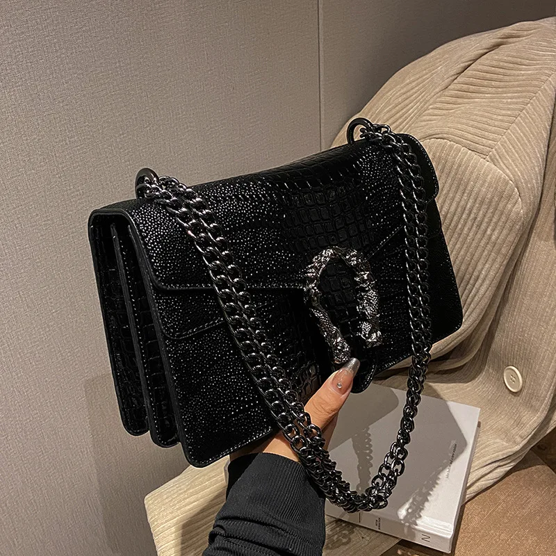 Cross-border Classic Chain Small Square Bag Retro Luxury Texture Dionysus Bag Temperament Commuter One-shoulder Diagonal Bag