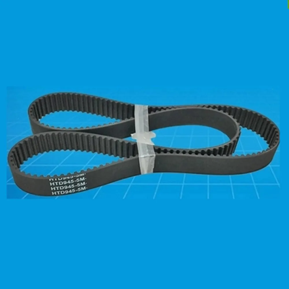 10mm Width HTD5M-900/910/920/925/930/935/940/945 Industrial Timing Belt Black