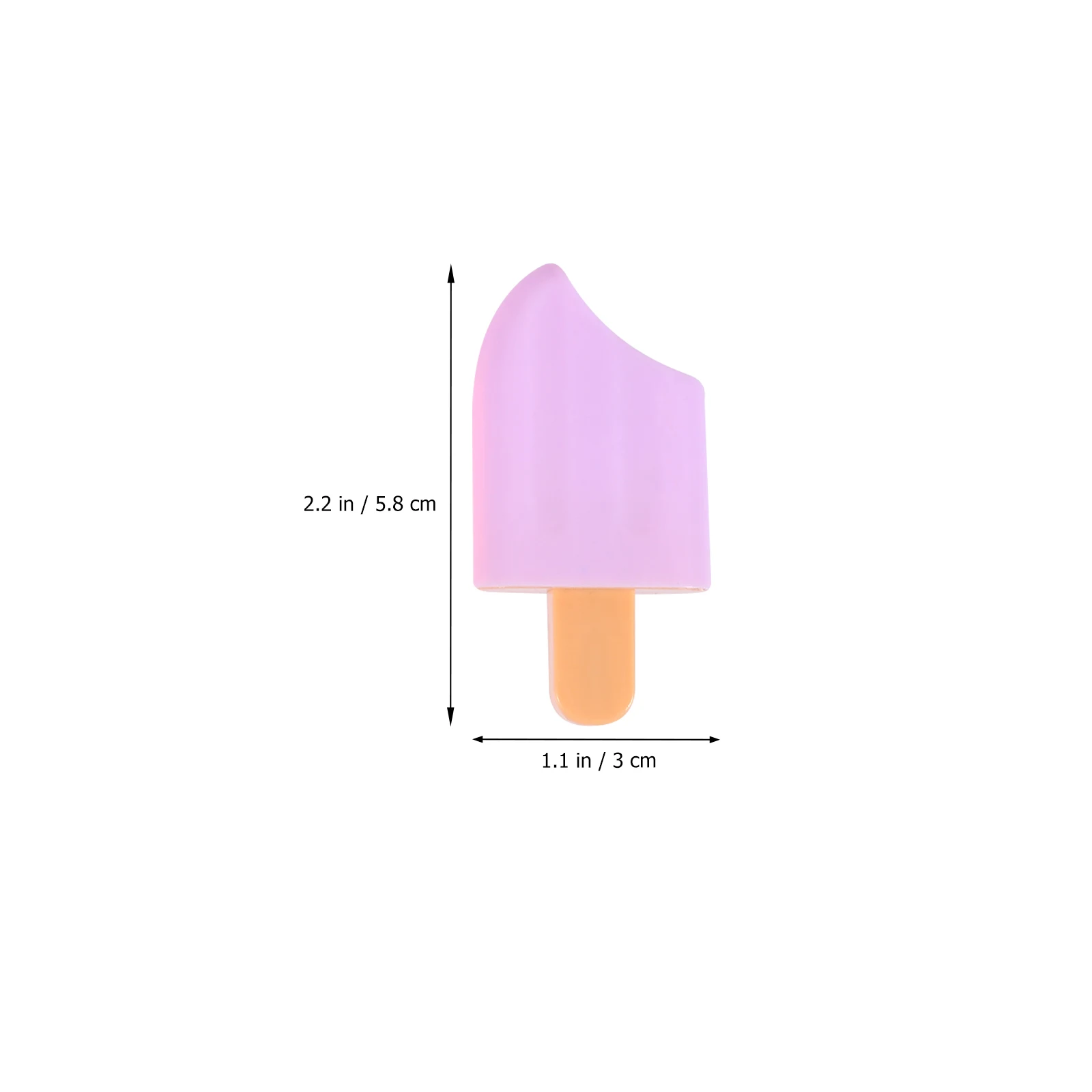 

10 Pcs Popsicle Colored Highlighter Mini Highlighters Marker Plastic Marking Pen