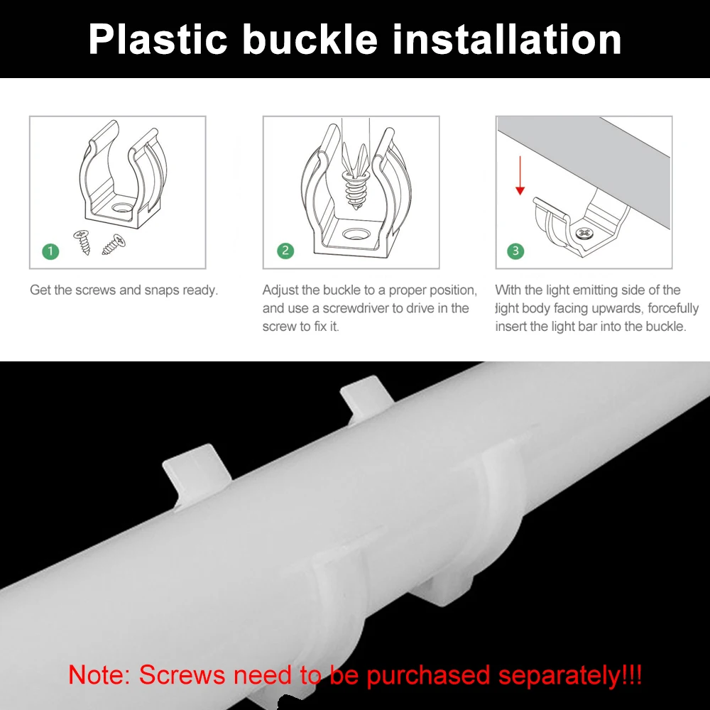 LED Neon Strip Fixed Clips High Quality Aluminium/Plastic/Silicone Buckle Accessories Connector Soft Silica Gel Tube Holder