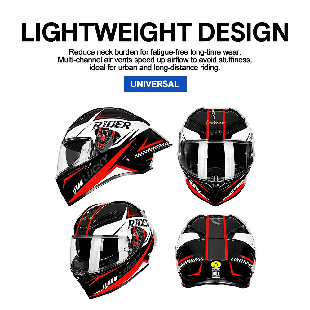 Flip Up Motorcycle Helmet Full Face Dual Lens Off-road Racing Helmet Cascos Para Moto Universal Motorbike Helmet
