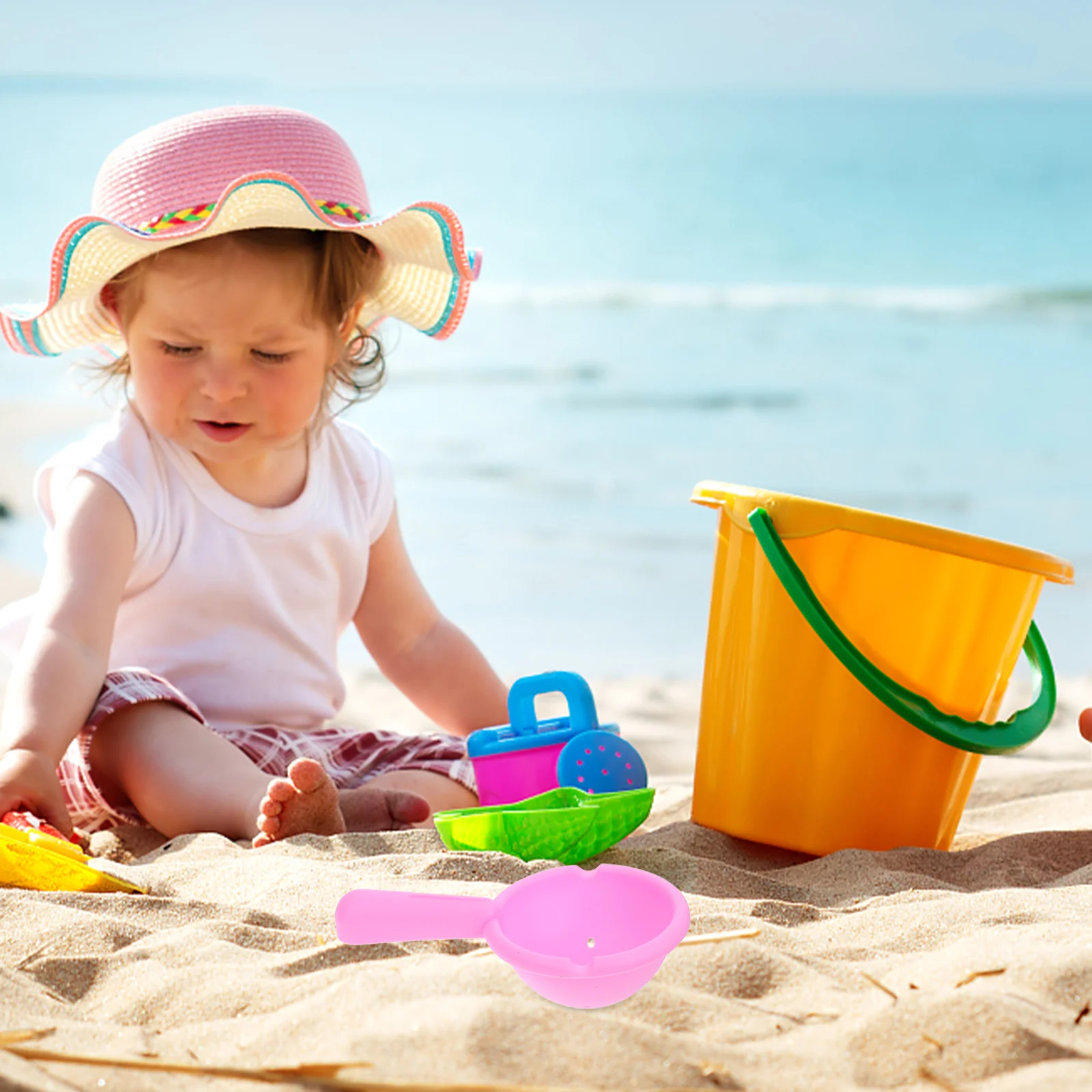 10 pçs brinquedo de peneiração de areia brinquedos de praia do bebê banho piscina de água mini baldes sandbox acessórios infantis da criança