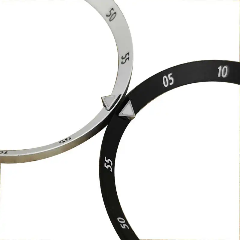 31.3mm Watch Chapter Ring for NH35 NH36 4R 6R Modified Scale Rings for Skx007 Skx009 Watches Accessories Inner Diameter 27.6mm