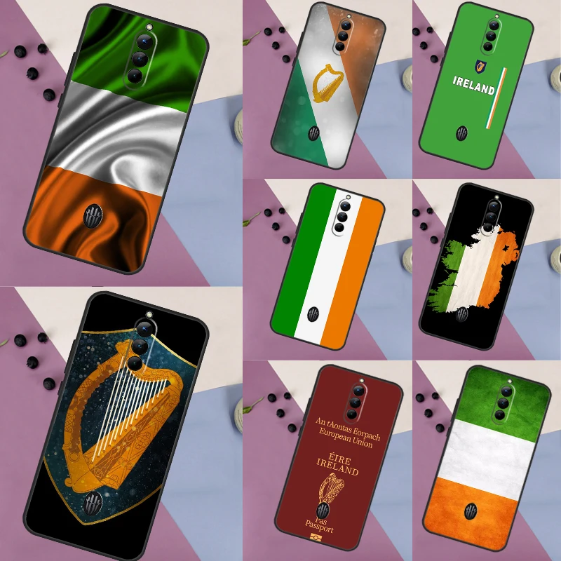 Irish Passport Ireland Flag Phone Case For Nubia Red Magic 8 Pro 8S Pro Plus 5G 5S 6S 6R 7S 6 7 9 Pro Plus Back Cover