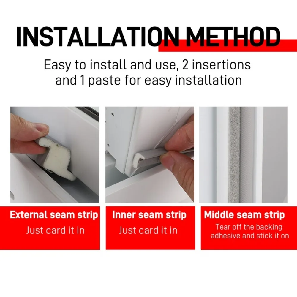 Z على شكل نافذة ختم الشريط الصلب نافذة يندبروف عازلة للصوت قطاع الباب ختم الفجوة الحشرات برهان رغوة صوتية ملء الشريط