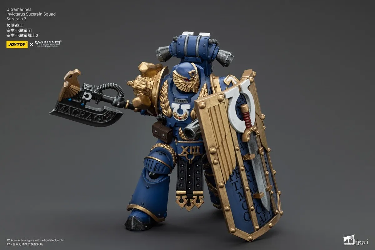 

【UA】JOYTOY Warhammer 40K Масштабные фигурки 1/18 Ultramarines Invictarus Suzerain Squad, 2 модели, игрушки, подарки