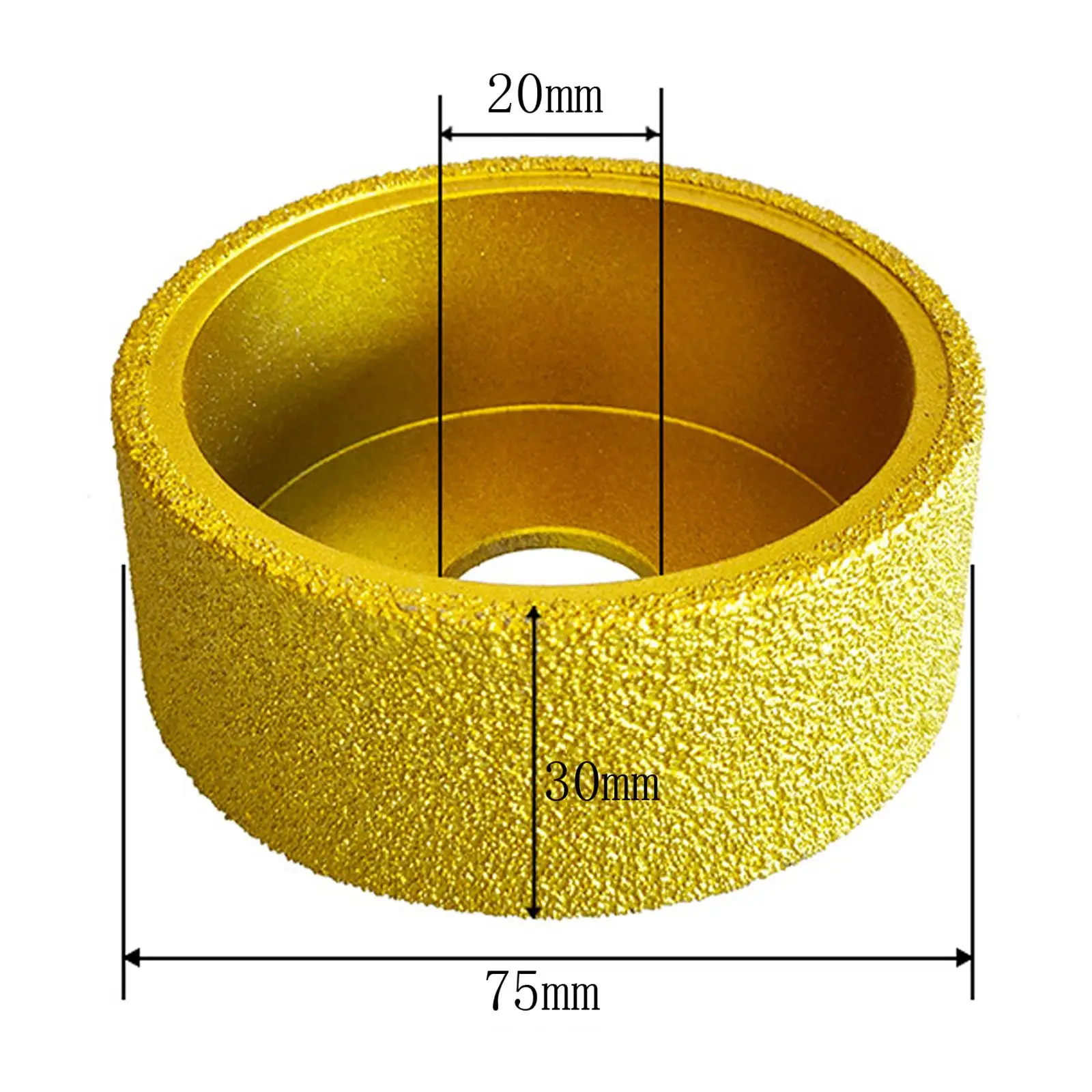Concrete Grinding Wheel Edge Profile Sanding Disc Parallel Side Grinding Wheel Disc for Angle Grinder Accessories,