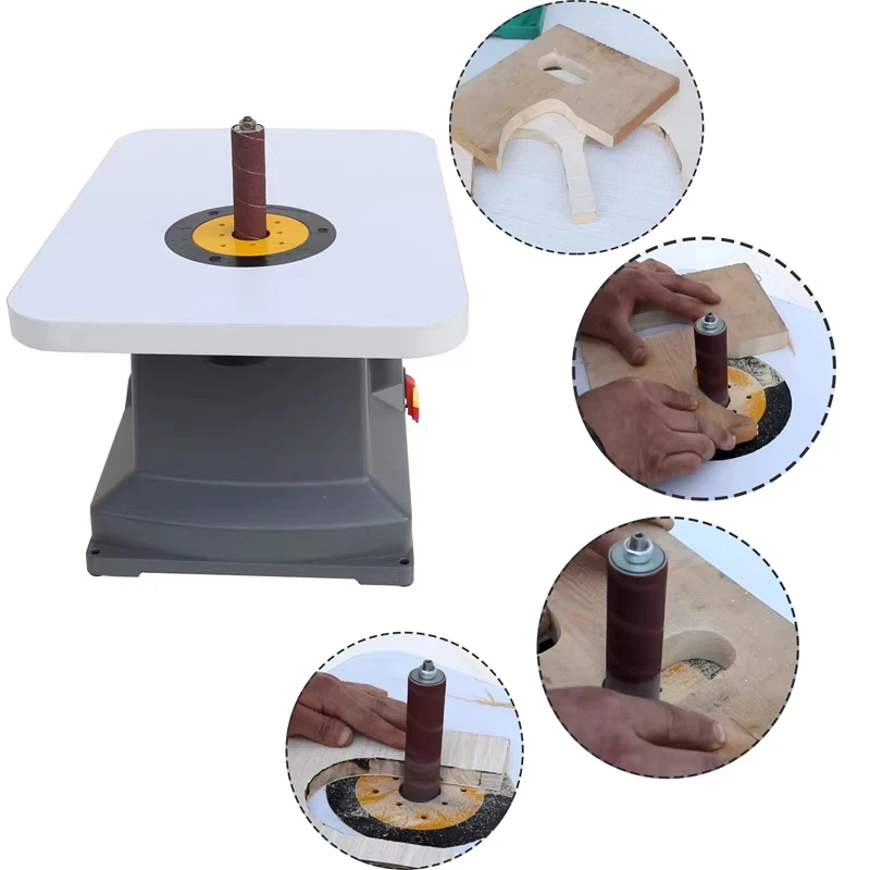 Shaft Sander, Irregular Shaped Polishing Sander, Curved Surface Sander, Woodworking Arc Polishing and Grinding Machine