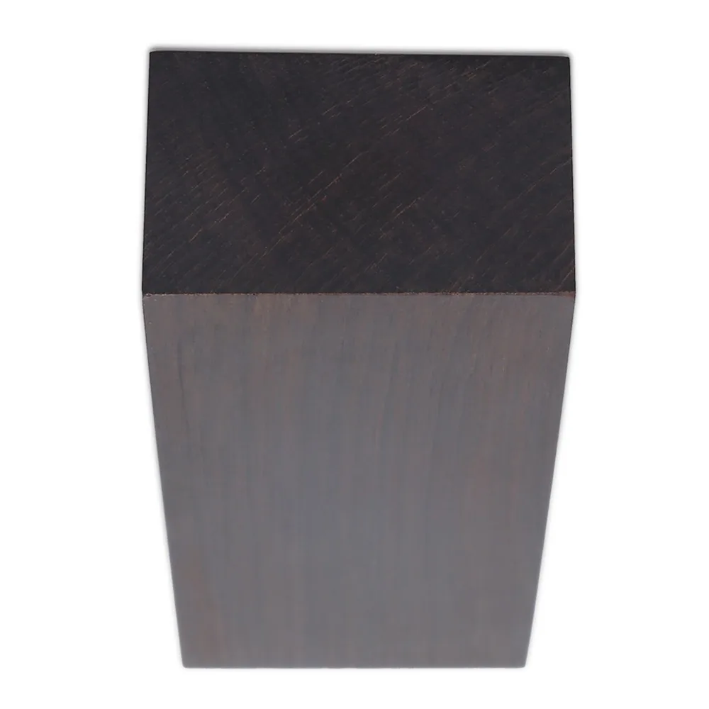 Blank Black Wood​ Ebony Wood Lumber Handcraft Wood Timber DIY Material 12 * 4 *2.5cm​ Handle Plate for Music Instruments Tools