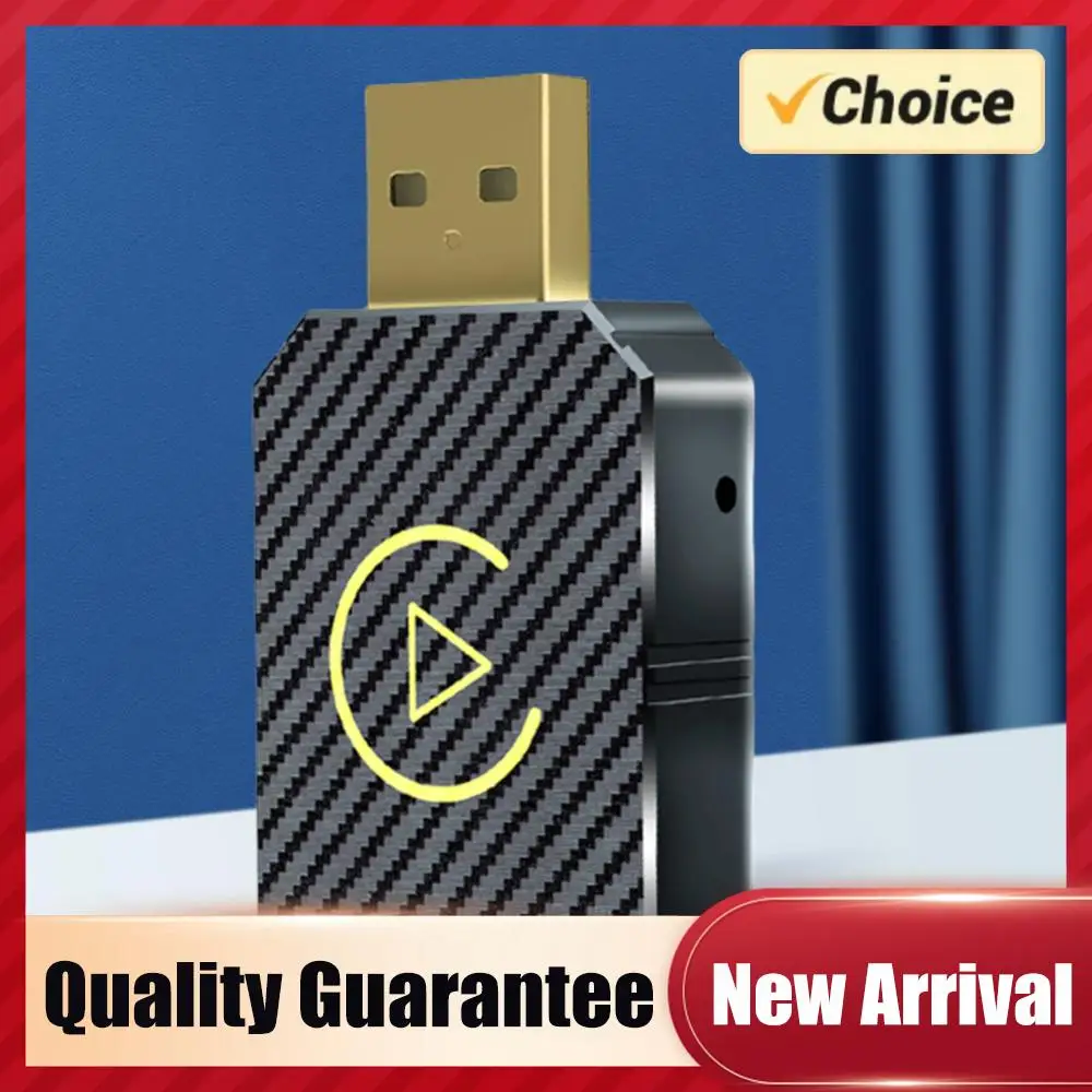 

Мини-адаптер для беспроводного подключения CarPlay и Android Auto, Bluetooth 5.0, Wi-Fi, для автомобилей с заводской проводной системой CarPlay и Android Auto