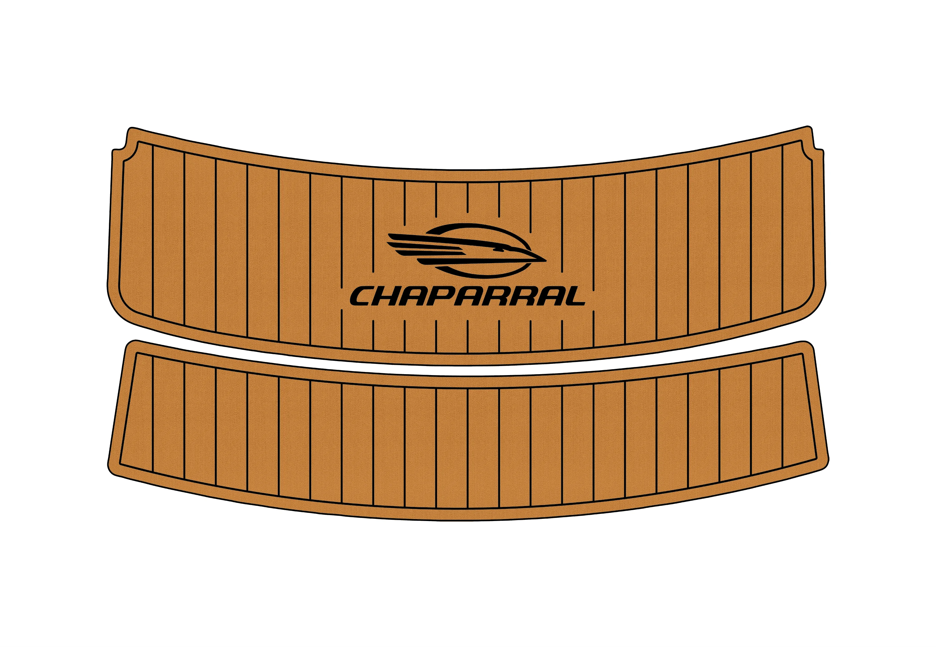 Non-Slip EVA Faux Teak Marine Mat Self-Adhesive 6mm Yacht Cockpit Pad for 2005 Chaparral 180 SSI Boat Decking Easy Install