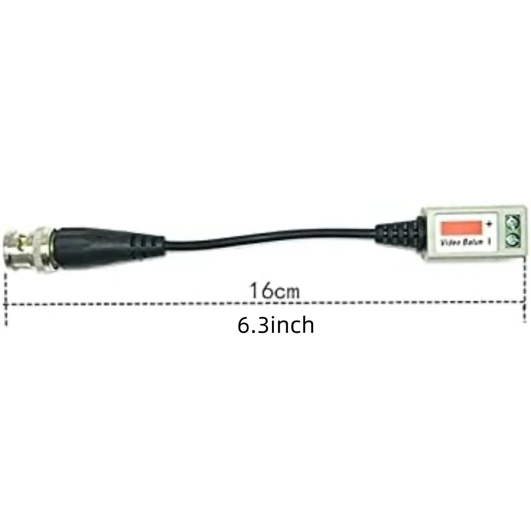 Passive Video Balun BNC UTP Transmitter Receiver For AHD/CVI/TVI/CVBS CCTV Security Camera Cat5 Cat6 Cable Video Transmi