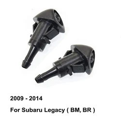 2 Pcs Front Car Windshield Wipers Nozzle For Outback 2010-2014 86636AJ10B Car Wiper Water Spray Jet Wipers Accessories