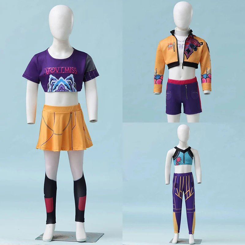 

Hot Demons Virtual Group Cosplay Costumes For Girls Lumi Fantasy Roleplay Outfits Halloween Carnival Party Kids Costume Suits