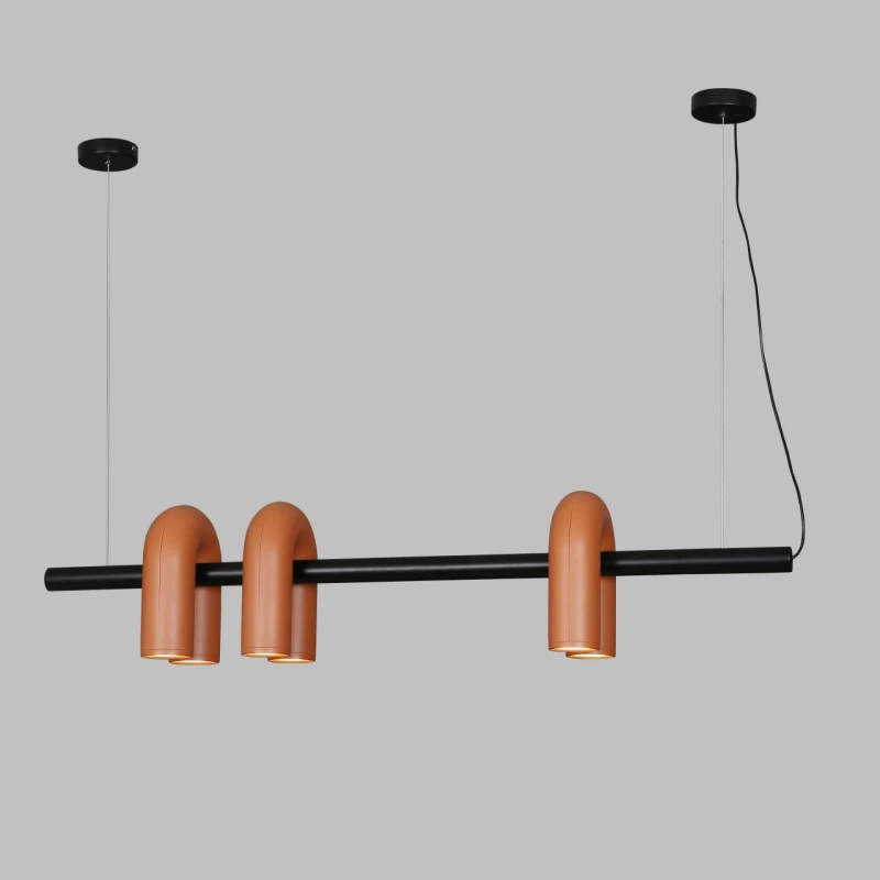 Imagem -04 - Personalizado Minimalista Led Pendant Light Nordic Creative u Shaped Designer Decorativo Lustre Restaurante Sala de Estar e Quarto