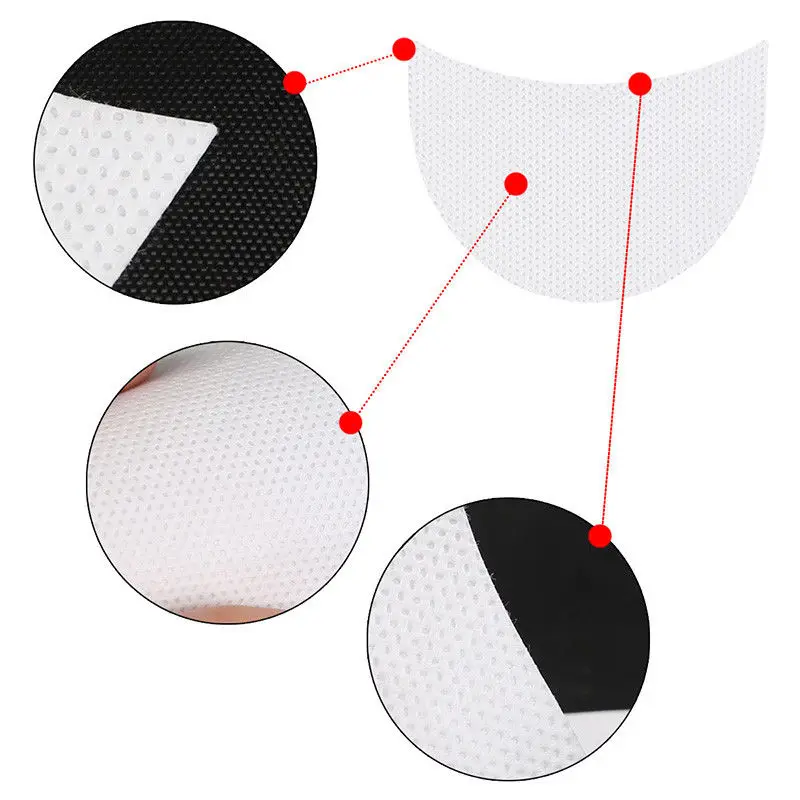 아이섀도우 쉴드 젤 패드 패치, 아이섀도우 스텐실, 메이크업 잔여물 방지, 보푸라기 없음, 아이라이너 속눈썹 익스텐션, 50 개