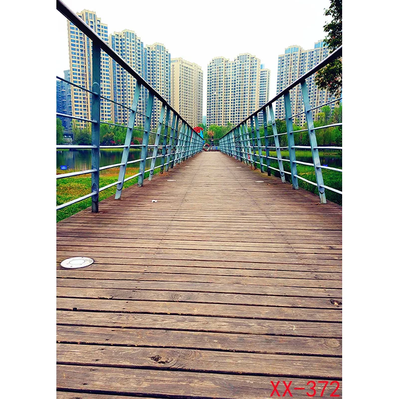 ZHISUXI Natural Scenery Photography Background Lake Street Travel Landscape Photo Backdrops Studio Props  ZLSY-28