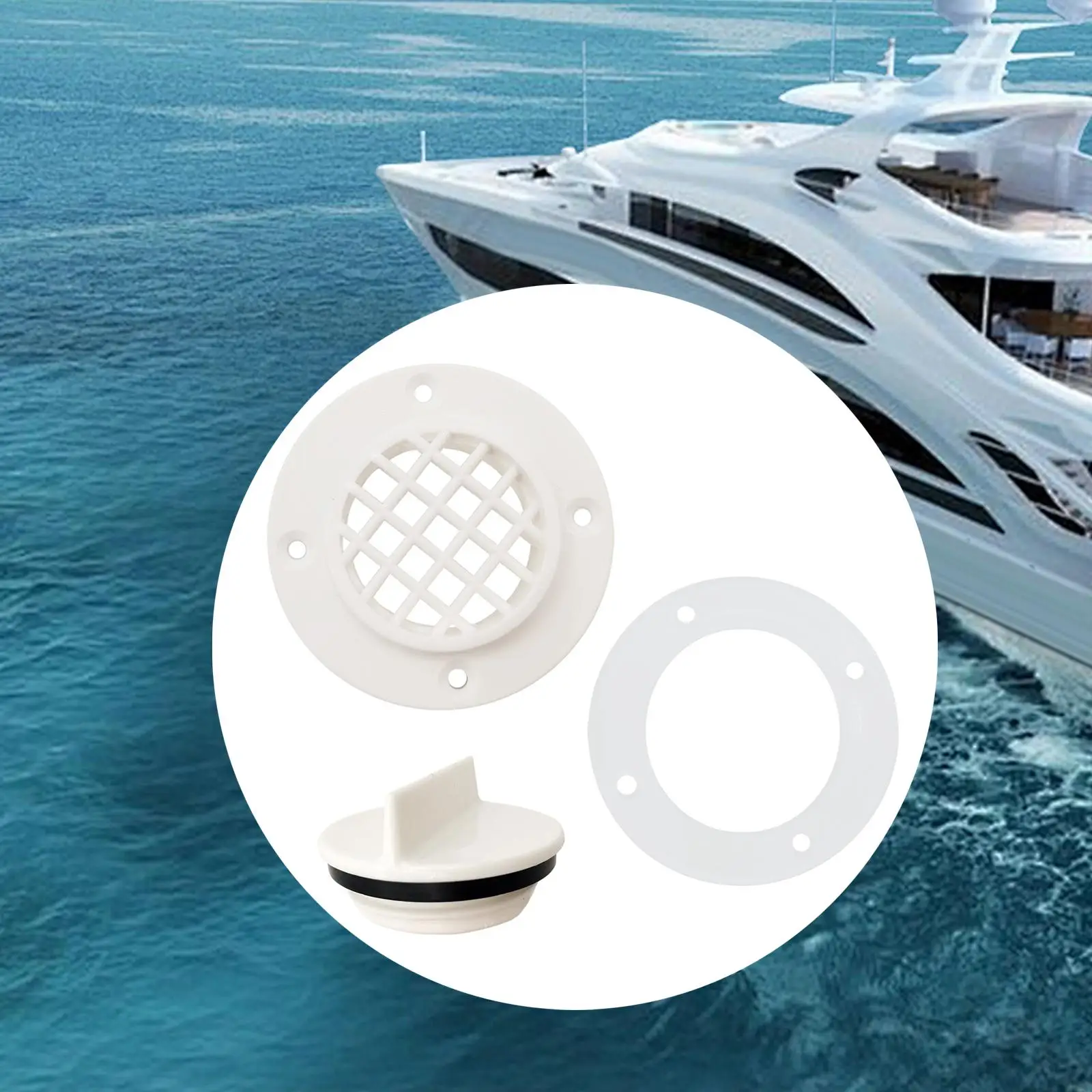 

Yacht Stopper Bungs Scupper Stopper Plugs, Waterproof ,Boat Drain Plug Drain