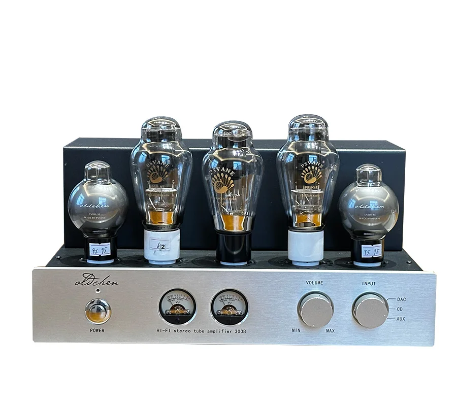 OldChen 300B Electron Tube Amplifier Single-ended Pure Class A Home Theater HIFI Sound Auido Amplifier 5U4G+6H8C/274B+CVS181-SE